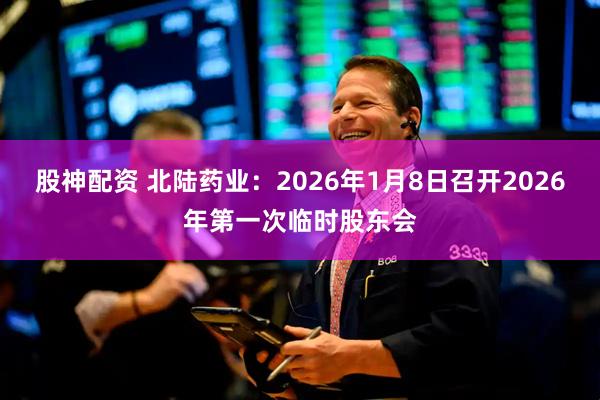 股神配资 北陆药业：2026年1月8日召开2026年第一次临时股东会